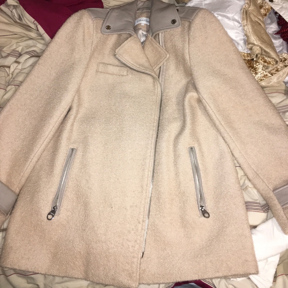 CALVIN Klein Tan rose coat